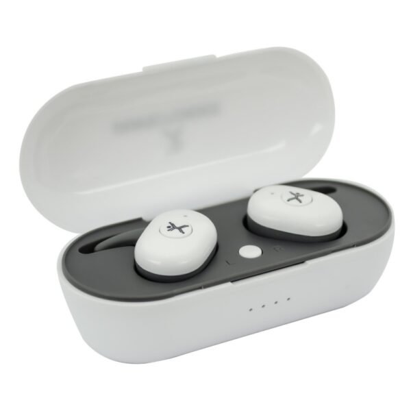 Audifonos Bluetooth Inalámbricos Extra Bass Anti Sudor Bassons | PERFECT CHOICE AUDIFONOS INALAMBRICOS BT TWSEXTRA BASS (BLANCO)
