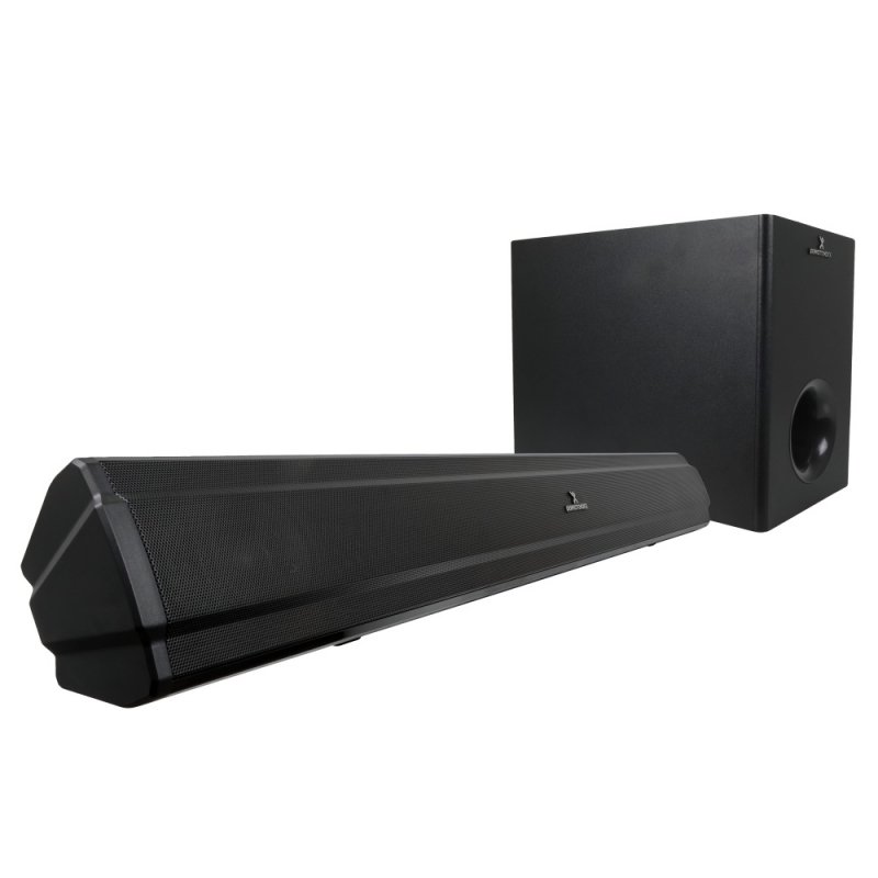 MasterChoice 2.1 Bluetooth Barra de Sonido – 400W RMS – Negro – Montaje en pared – 55Hz a 2kHz – USB – HDMI – 1 MINUETTO – BARRA DE AUDIO 2.1BT
