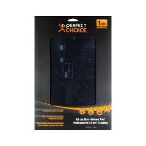 Perfect Choice Medio Almohadilla ratón – x 160mm – Multicolour – Goma, Microfibra – Resistencia a arañazos – Mouse MOUSE PAD 3 EN 1 Y SKIN PARA LAPTOP