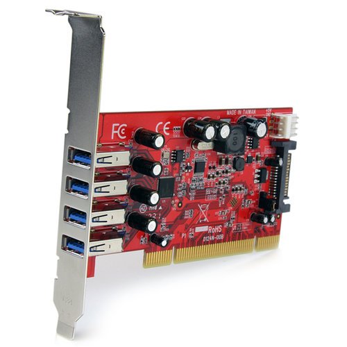 Tarjeta PCIUSB3S4 Adaptador PCI USB 3.0 SuperSpeed – 4 puertos – Conector LP4 SATA – Hub Concentrador Interno HUB CONCENTRADOR INTERNO .