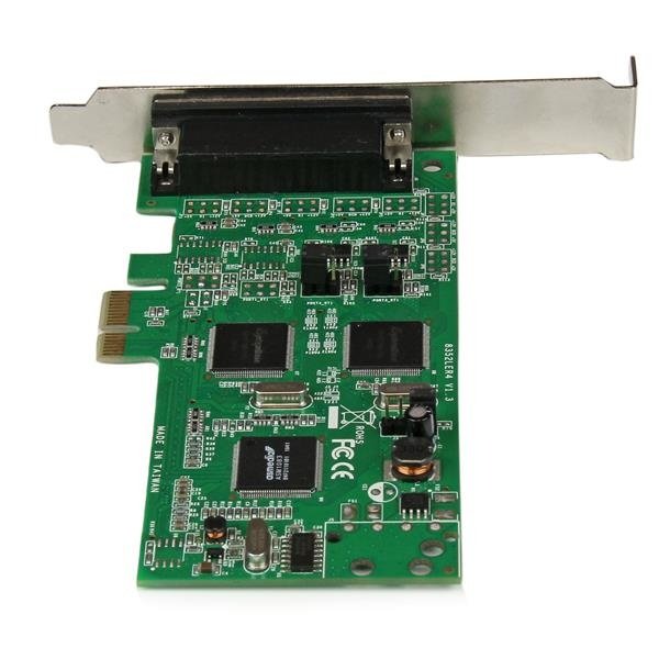 StarTech.com Tarjeta Adaptadora PCI Express PCI-E PEX4S232485 de 4 Puertos Serial Combo RS232 y RS485 RS 422 DB9 - PCI Express x1 - 3.59Mbit/s - Tarjeta enchufable TARJETA ADAPTADOR PCI EXPRESS 44 PUERTOS SERIAL RS232 485 422 . - Image 3