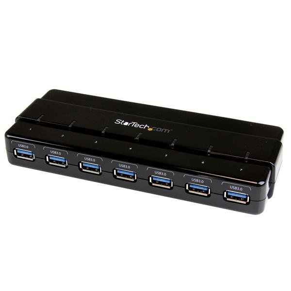 StarTech.com Concentrador USB 3.0 de 7 Puertos – 5Gbps – Hub de Escritorio – 7 Total USB Port(s) – 7 USB 3.0 Port(s) – PC, Mac HUB CONCENTRADOR USB 3.07 PUERTOS CON ALIMENTACION