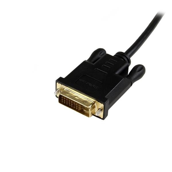 StarTech.com Cable 0.9m Mini DisplayPort a DVI – Cable Adaptador Activo MiniDP 1.2 a DVI-D Video 1080p Monoenlace – Thunderbolt 1/2 Mac/PC – Cable for Dispositivo MDP2DVIMM3BS de Vídeo, Portátil, Monitor, Proyector, MacBook, Ultrabook, MacBook Air, Mac mini – Admite hasta1920 x 1200 – Negro CABLE 91CM ADAPTADOR MINIDISPLAYPORT DP A DVI-D ACTIVO .