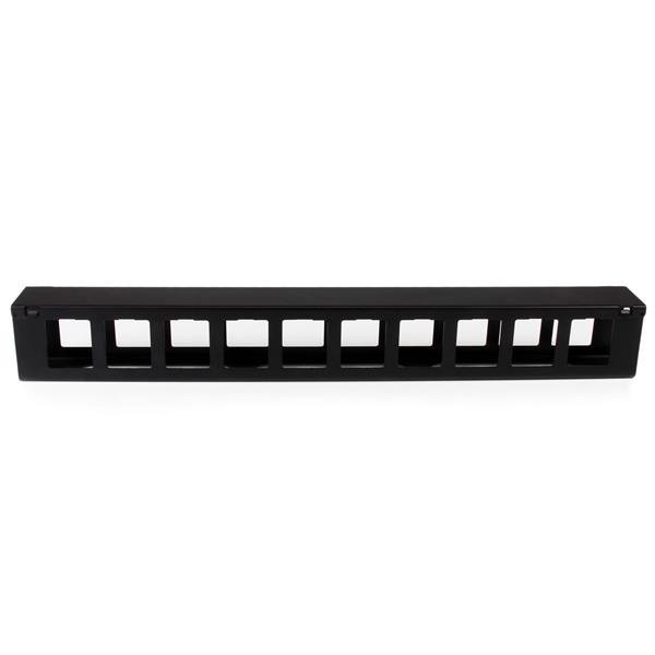 StarTech.com Panel Canaleta Horizontal CMDUCT1UX de 1U con Cubierta para Gestión de Cableado en Racks y Perforaciones Laterales CON CUBIERTA RACK - Image 2