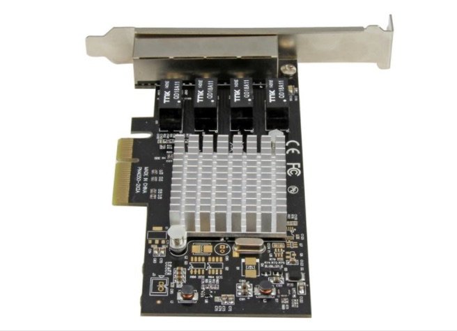 StarTech.com Tarjeta de Red PCI Express Ethernet Gigabit con 4 Puertos RJ-45 Chipset Intel i350 ETHERNET GIGABIT 4 PUERTOS