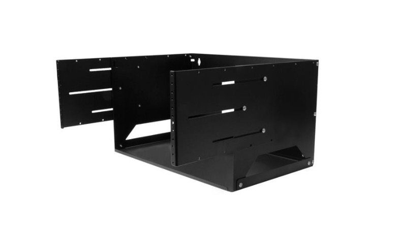 StarTech.com Rack de Servidores Abierto de 4U de Pared – 2 Postes – Estante Integrado – Profundidad Ajustable – para Equipo de AV – Acero – 34.02kg Capacidad máxima de peso GABINETE RACK DE PAREDCON ESTANTE INCORPORADO 4U