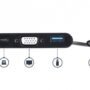 StarTech.com Adaptador USB 3.0 Macho - VGA Hembra, Negro VGA CON ENTREGA DE POTENCIA     .