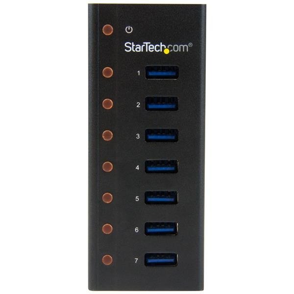 Hub StarTech.com USB 3.0 ST7300U3M de 7 Puertos, 5000 Mbit/s, Negro HUB CAJA METALICA DE PARED . - Image 2