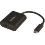 StarTech.com Adaptador de Video Externo USB-C a HDMI - Convertidor USB Tipo C a HDMI 4K 60Hz con Interruptor de Modo de Presentación - 3840 x 2160 Supported - Negro ADAPTADOR VIDEO EXTERNO USBC AHDMI CON MODO PRESENTACION
