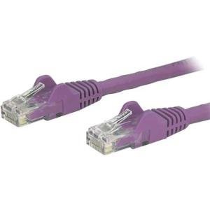 StarTech.com Cable de Red de 10m Púrpura Cat6 UTP Ethernet Gigabit RJ45 sin Enganches – Cable for Dispositivo de red, Hub, Panel de distribución, Enchufe de pared, Workstation, Teléfono IP – 10Gbit/s – Cable de conexión – Oro Contacto chapado – CMG – 24 AWG – Violeta CABLE DE RED 10M PURPURA CAT6ETHERNET GIGABIT SIN ENGANCHES