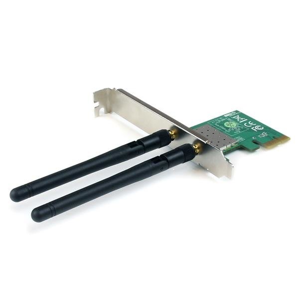 StarTech.com Adaptador Tarjeta PCI Express PCIe PEX300WN2X2 de Red Inalámbrica Wireless WiFi N 802.11b/g/n 300Mbps 2T2R - PCI Express x1 - 300Mbit/s - 2.48GHz ISM - Interno TARJETA DE RED INALAMBRICA WIFI PCI EXPRESS - Image 2