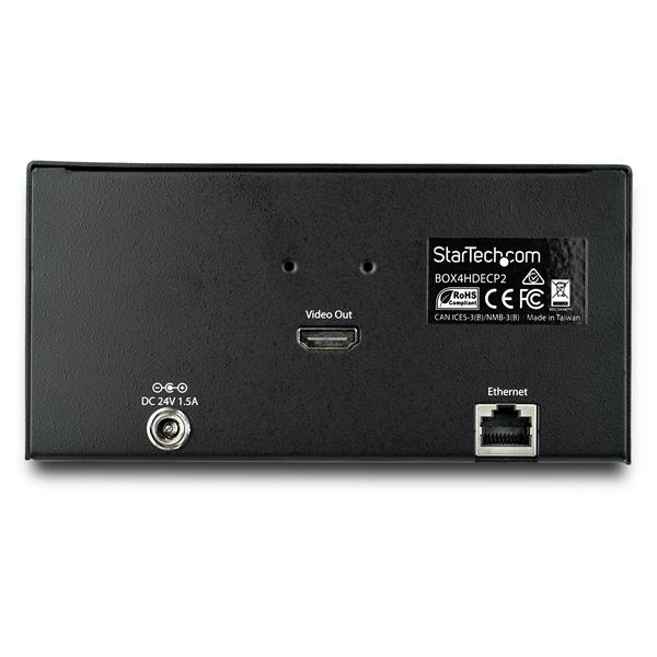 StarTech.com Gabinete BOX4HDECP2 de Conectividad de Audio y Video para Mesas de Conferencia - con Entradas HDMI / VGA / DisplayPort - con Salida HDMI - 4K - Receptor de satélite - 170.2mm Longitud GABINETE DE CONECTIVIDADAUDIO VIDEO PARA MESAS 4K - Image 3