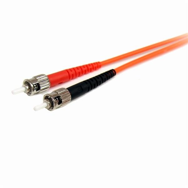StarTech.com Cable Adaptador FIBLCST2 de Red de 2m Multimodo Dúplex Fibra Óptica LC-ST 62.5/125 – Patch Duplex – Cable for Dispositivo de red – 10Gbit/s – Cable de conexión – LSZH – 62.5/125 µm – Naranja CABLE 2M PATCH FIBRA DUPLEXMULTIMODO 62.5/125 LC A ST