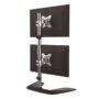 StarTech.com Soporte Vertical para Escritorio para 2 Monitores 13" - 27", hasta 16Kg, Negro PANTALLAS DE HASTA 27  VESA