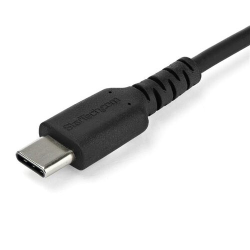 Cable USB StarTech.com RUSB2CC1MB – USB Tipo C – 1 M – Fibra Aramida – Negro NEGRO – CON FIBRA ARAMIDA