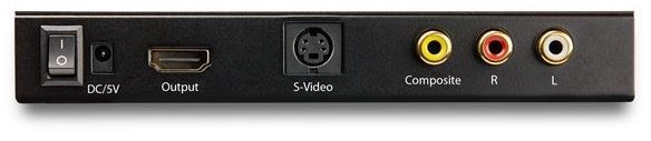 StarTech.com Adaptador Conversor VID2HDCON2 de Video Compuesto a HDMI – Análogo a HDMI – Con Audio – 1080p – NTSC y PAL – Windows y Mac – Funciones: Conversión de Señal, Escalado de vídeo – 1280 x 720 – HD – NTSC, PAL – HDMI – S-Video – Vídeo compuesto Solamente – PC, Mac CONVERSOR DE VIDEO COMPUESTOO S-VIDEO A HDMI CON AUDIO – 720P