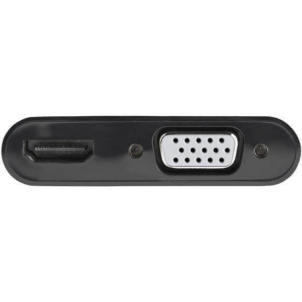 Adaptador StarTech.com DisplayPort Macho - HDMI + VGA Hembra, Negro 4K 60HZ - DP2VGAHD20 PARA MAC § WINDOWS - Image 3
