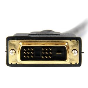StarTech.com Cable HDMI a DVI 3m - DVI-D Macho - HDMI Macho - Adaptador - Negro - Cable for Dispositivo HDDVIMM3M de audio/vídeo, TV, Proyector, Unidad Óptica, Monitor, Dispositivo de Vídeo, TV LCD, Plasma, HDTV, Reproductor DVD, Caja Set-top - Apantallado - Oro Conector chapado - 28 AWG - Negro CABLE 3M HDMI A DVI ADAPTADORCONVERSOR - Image 3