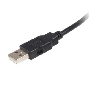 StarTech.com Cable USB USB2HAB5M de 5m para Impresora - 1x USB A Macho - 1x USB B Macho - Adaptador Negro USB A A USB B - NEGRO