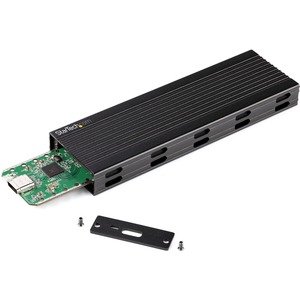 StarTech.com Gabinete USB-C de 10Gbps a NVMe M.2 or SSD SATA M.2 – Carcasa de Aluminio SSD NGFF M.2 PCIe/SATA – 2230/2242/2260/2280 – Data_N_A GABINETE USB A SSD M.2SATA NVME NGFF USBC USBA
