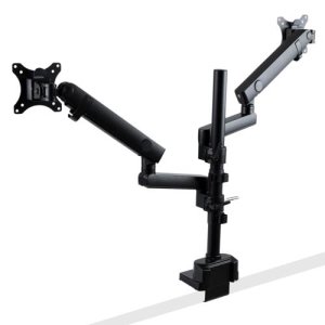 SOPORTE VESA AJUSTABLE PARA 2 MONITORES DE 32 8KG – GROMMET