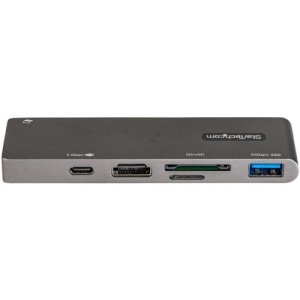 ADAPTADOR StarTech.com DKT30CMHSDPD MULTIPUERTOS USB C 4 K 60HZ USB-C A HDMI/PD/SD/USB MAC