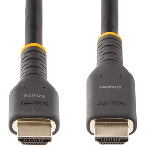 StarTech.com Cable 10m HDMI Activo - HDMI 2.0 4K 60Hz UHD - Resistente - RH2A-10M-HDMI-CABLE con Fibra de Aramida - Cable HDMI de Alta Velocidad con Ethernet - Cable for Dispositivo de audio/vídeo - 18Gbit/s - Admite hasta4096 x 2160 - Apantallado - Oro Conector chapado - 28 AWG - Negro CABLE 10M HDMI ACTIVO DE ALTAVELOCIDAD 4K 60HZ HDMI 2.0 - Image 4