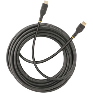 StarTech.com Cable 10m HDMI Activo - HDMI 2.0 4K 60Hz UHD - Resistente - RH2A-10M-HDMI-CABLE con Fibra de Aramida - Cable HDMI de Alta Velocidad con Ethernet - Cable for Dispositivo de audio/vídeo - 18Gbit/s - Admite hasta4096 x 2160 - Apantallado - Oro Conector chapado - 28 AWG - Negro CABLE 10M HDMI ACTIVO DE ALTAVELOCIDAD 4K 60HZ HDMI 2.0 - Image 5