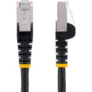 StarTech.com Cable de 1.8m de Red Ethernet CAT6a – Negro – LSZH – 10GbE – 500MHz – PoE++ de 100W – Snagless sin Pestillo – RJ-45 – S/FTP – Cable for Dispositivo de red – 10Gbit/s – Cable de conexión – Apantallado – Oro Contacto chapado – LSZH – 27 AWG – Negro CABLE 1.8M DE RED CAT6A NEGROSNAGLESS POE 100W RJ45