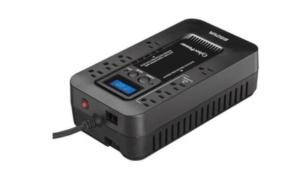 NOBREAK UPS CYBERPOWER EC650 650VA/390W,LCD, SAI Standby,8CONT,RJ11/USB,3YW NOBREAK UPS CYBERPOWER EC650650VA/390W.LCD.ECO.STANDBY.8CONT.RJ