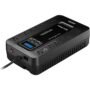 No Break CyberPower Ecologic UPS EC850LCD, 510W, 850VA, Entrada 96-140V 850VA/510W LCD ECO STANDBY 12CONT R