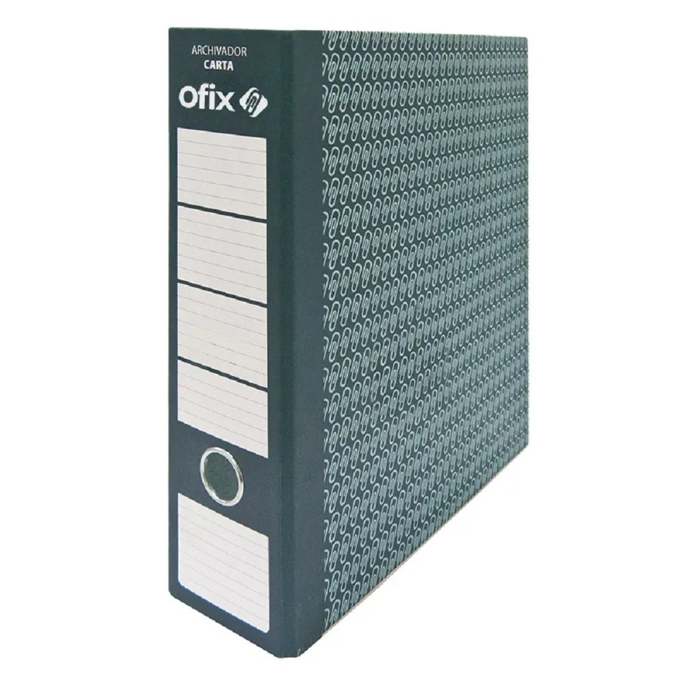 Carpeta Archivador Ofix Carta Marmoleado Verde P2311