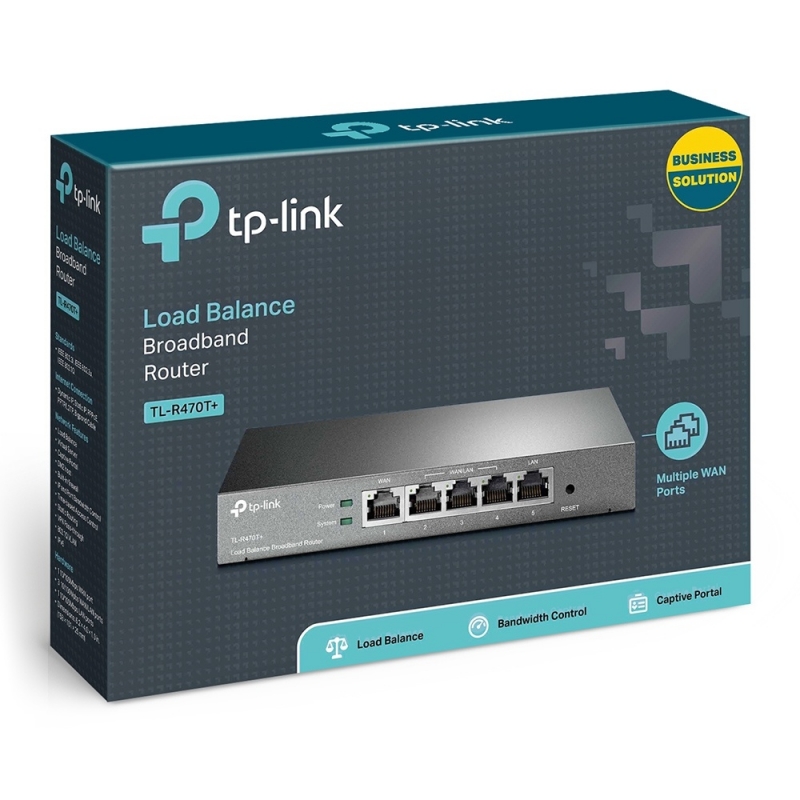 TP-Link router balanceador TL-R470T+ de Carga fast ethernet, Multi-Wan ROUTER DE BANDA ANCHA DE BALANC DE CARGA - Image 5