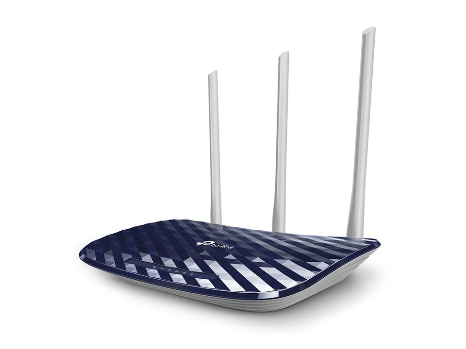 TP-Link router ARCHER C20 W de Doble Banda AC750, 433 Mbps en 5 GHz y 300 Mbps en 2.4 GHz ROUTER WISP 750MBPS 4 PTOS LAN.1 PTO WAN