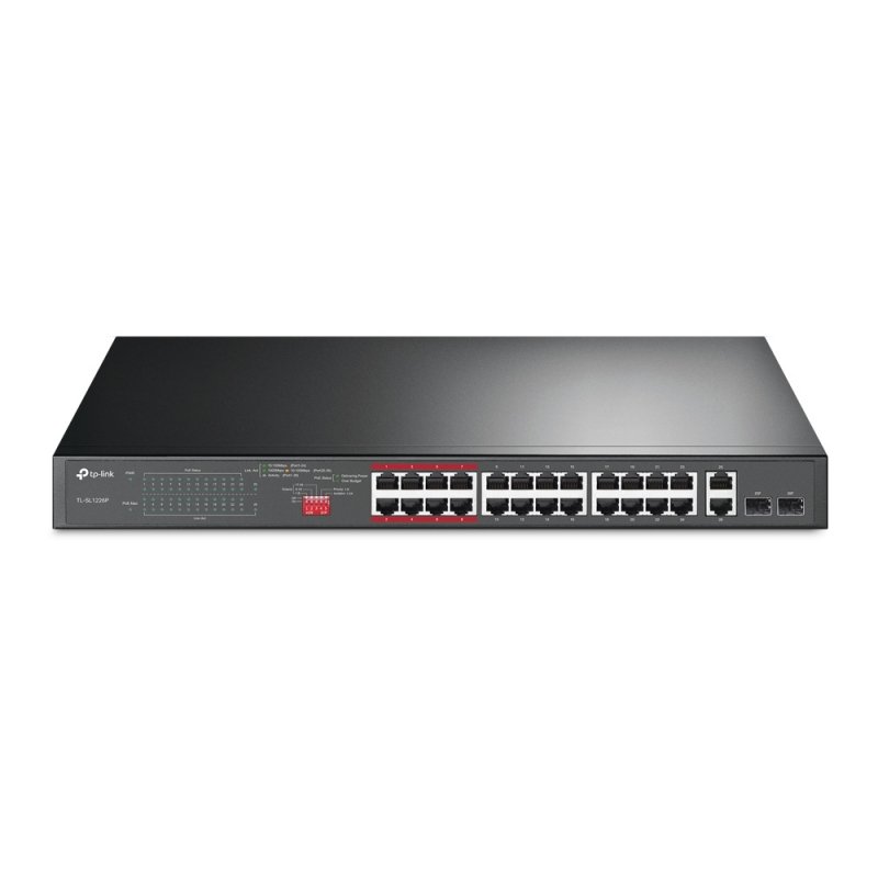 SWITCH TP-LINK TL-SL1226P 24 PUERTOS 10 100MBPS 2 PORT GIGABIT POE NO GESTIONAB - Image 2