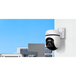 Cámara de red Tapo C500 Exterior Full HD – Color – 29.87m Infrarrojos Visión Nocturna – H.264 – 1920 x 1080 – 15fps – Soporte de Pared, Fijacion en techo, Montable en poste – Google Home, Alexa Soportado – IP65 – Resistente a la intemperie, Resistente al agua, Resistente al polvo, Resistente al agua, Resistente al polvo TP-LINK CAMARA WIFI DE SEGURIDA PARA EXTERIOR CON VISTA 360 GRADOS