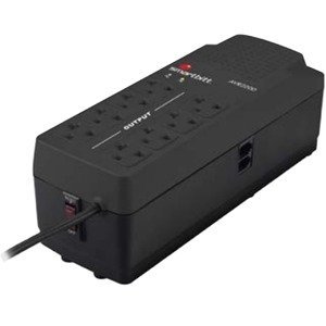 REGULADOR , 8 CONTACTOS , NEGRO , HOGAR Y OFICINA,NEGOCIO, 2200 VA, 1100 W REGULADOR 2.200V/1100W 8 CONTACTOS LED PROTECCION RJ 1