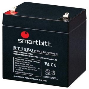 SMARTBITT BATERIA SBBA12-5, 12V/5AH, 12 VOLTS 5 AMPERES, SELLADA LIBRE DE MANTENIMIENTO, TECNOLOGIA VRLA BATERIA 12V/4.5AH.