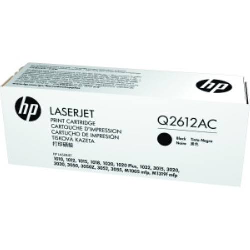 HP Q2612AC BLK CONTR LJ TONER CARTRIDGE  Q2612AC