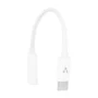 Vorago ADP-209 Mini-phone/USB-C Cable de audio - Cable for Auricular, Smartphone, Tableta, Portátil, Dispositivo de audio - Blanco ADAPTADOR VORAGO ADP-209 USB TI PO C A 3.5 MM AUDIO OUT MIC IN