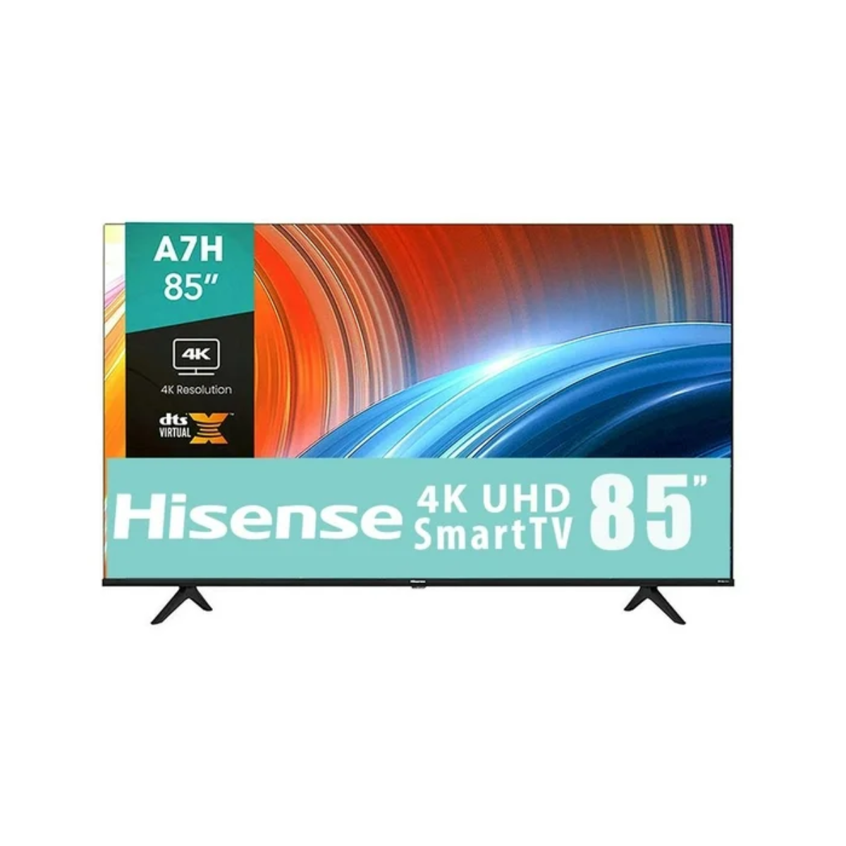 Hisense Smart TV LED A7H 85″, 4K Ultra HD, Negro
