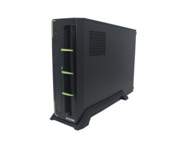 GABINETE Naceb EV-1010 SLIM ARUBA C/FUENTE 60 0W MINI-ATX BAHIAS SSD 2.5 HDD 3.5