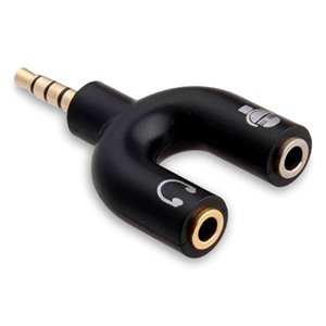 ADAPTADOR STEREO INY A 3.5 DUAL HEMBRA NEGRO BROBOTIX