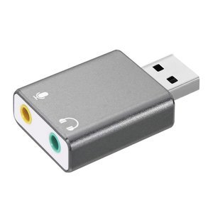 CONVERTIDOR USB A AUDIO 7.1 NEG RO BROBOTIX