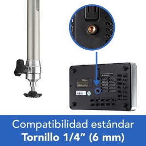 SOPORTE UNIVERSAL PARAPROYECTOR MINI ALUMINIO BROBOTIX