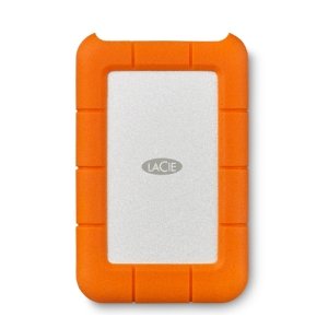 Disco Duro Externo Portatil 2TB USB 3.1 Type USB-C Rugged USB-C Resistente a impactos, lluvia y presion, Windows & Mac, Plata-Naranja, 2 Años LACIE STFR2000800 de Garantía. DISCO DURO EXT PORTATIL USB 3.1 2TB USB-C 2YR RUGGED RESCUE - Image 2