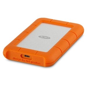 Disco Duro Externo Portatil 2TB USB 3.1 Type USB-C Rugged USB-C Resistente a impactos, lluvia y presion, Windows & Mac, Plata-Naranja, 2 Años LACIE STFR2000800 de Garantía. DISCO DURO EXT PORTATIL USB 3.1 2TB USB-C 2YR RUGGED RESCUE - Image 4