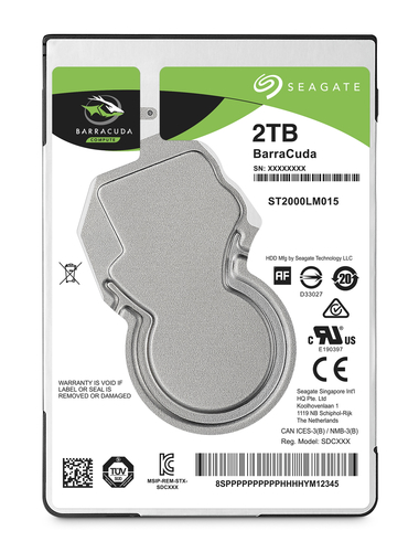 DISCO Seagate ST2000LM015 DURO INTERNO 2.5IN 2TB SATA 5400RPM 128MB 2YR BARRACUDA - Image 3