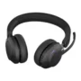 Jabra Audífono inalámbrico Evolve2 65 link380a MS Stéreo certificada 26599-999-999 con Micrsoft teams , BT, incluye link 380a , USB-A, alcance de hasta 30 m y aislamiento de ruido activa, posee un elegante indicador de luz color morado cuatro veces más visible.Color negro EVOLVE2 65 LINK380A MS STEREO BLACK