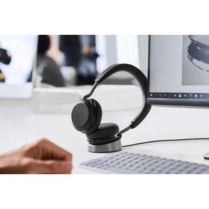 Auriculares Jabra Evolve2 75 Inalámbrico Sobre 27599-999-999 la oreja Estéreo – Negro – Binaural – Cerrado – 3000cm – Bluetooth – 20Hz a 20kHz – Tecnología MEMS Micrófono – Cancelación de ruido – USB Tipo A EVOLVE2 75 .